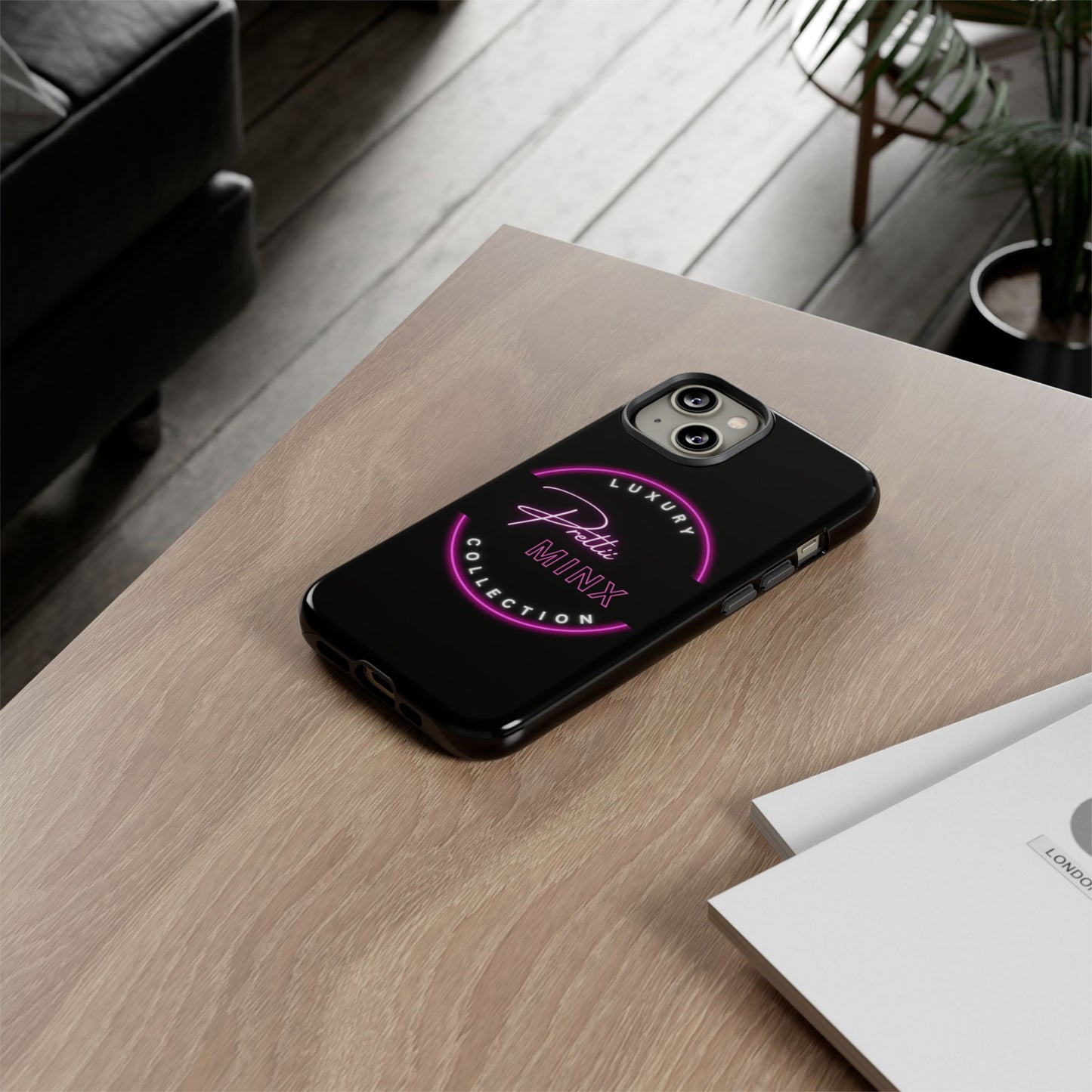 Luxury Phone Case - Pretti Minx Collection with Neon Design