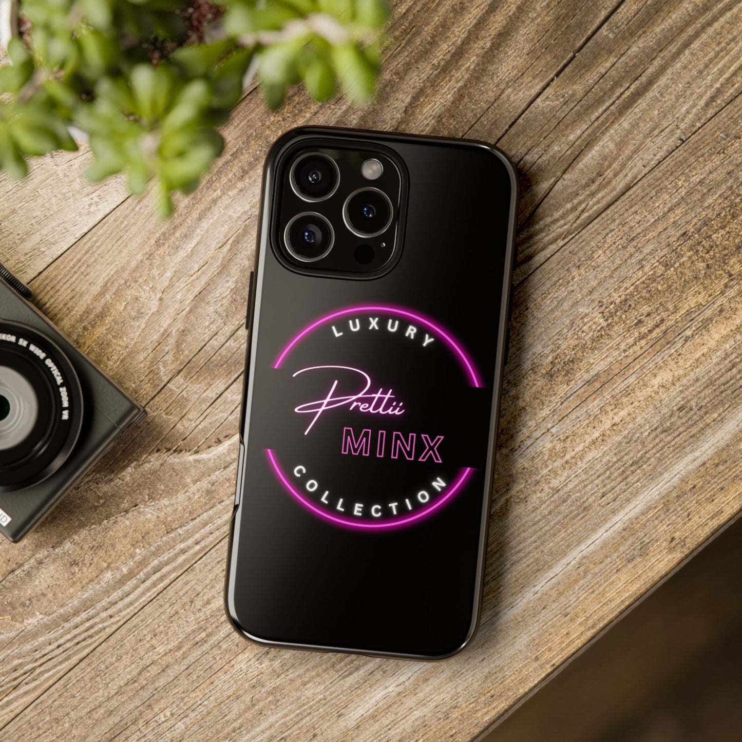 Luxury Phone Case - Pretti Minx Collection with Neon Design