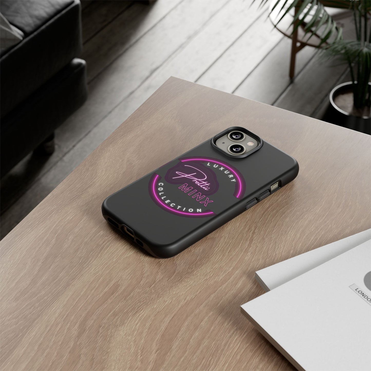 Luxury Phone Case - Pretti Minx Collection with Neon Design