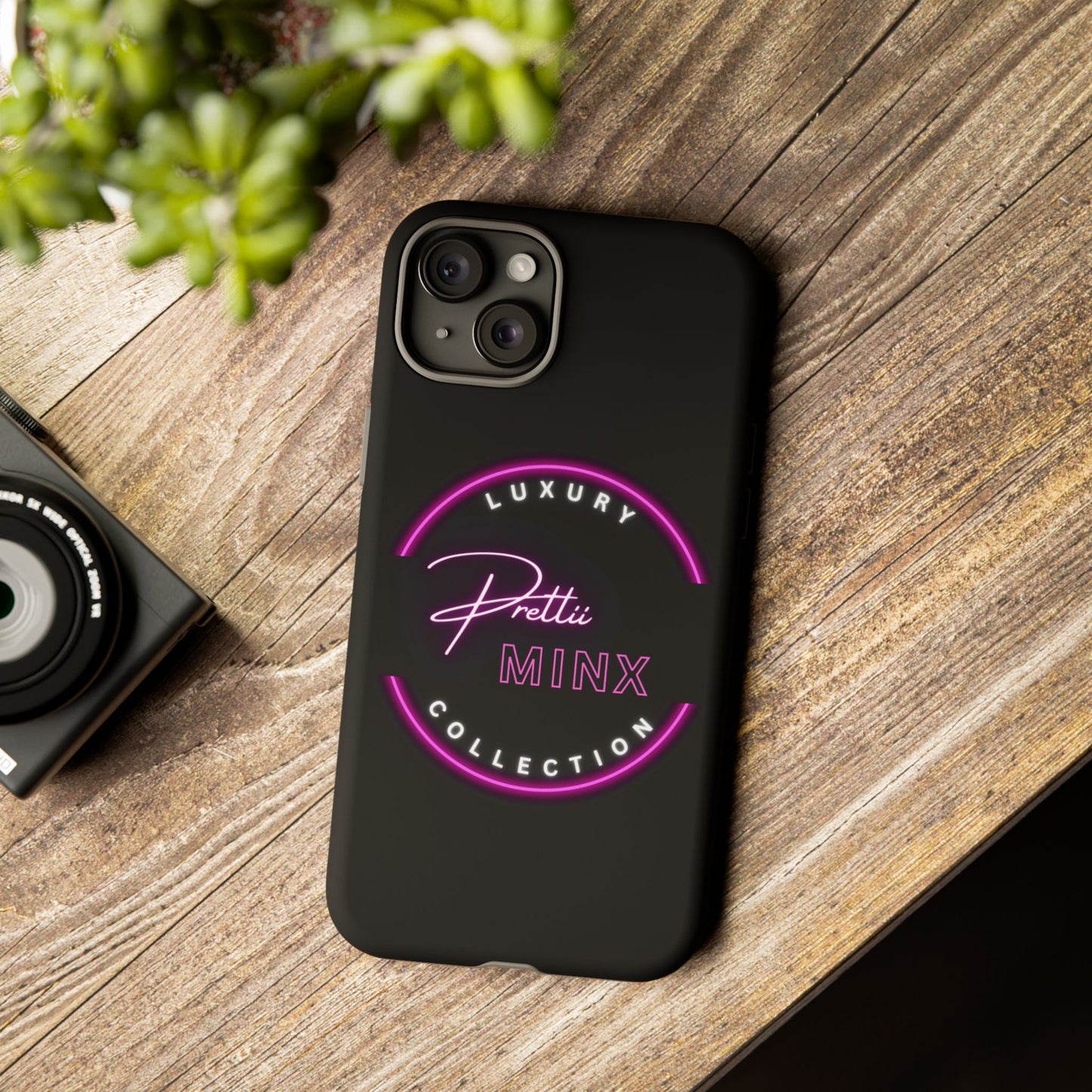 Luxury Phone Case - Pretti Minx Collection with Neon Design