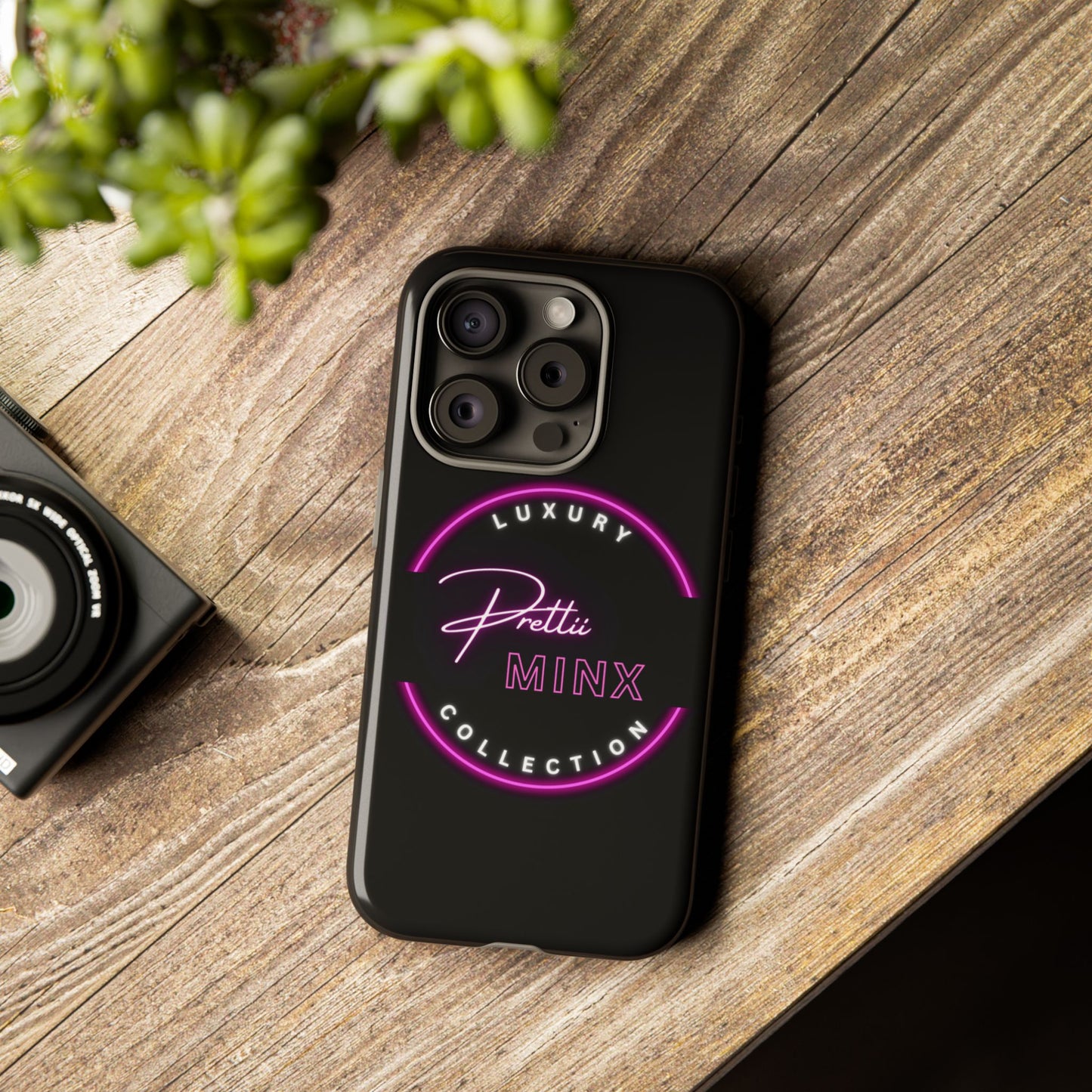 Luxury Phone Case - Pretti Minx Collection with Neon Design