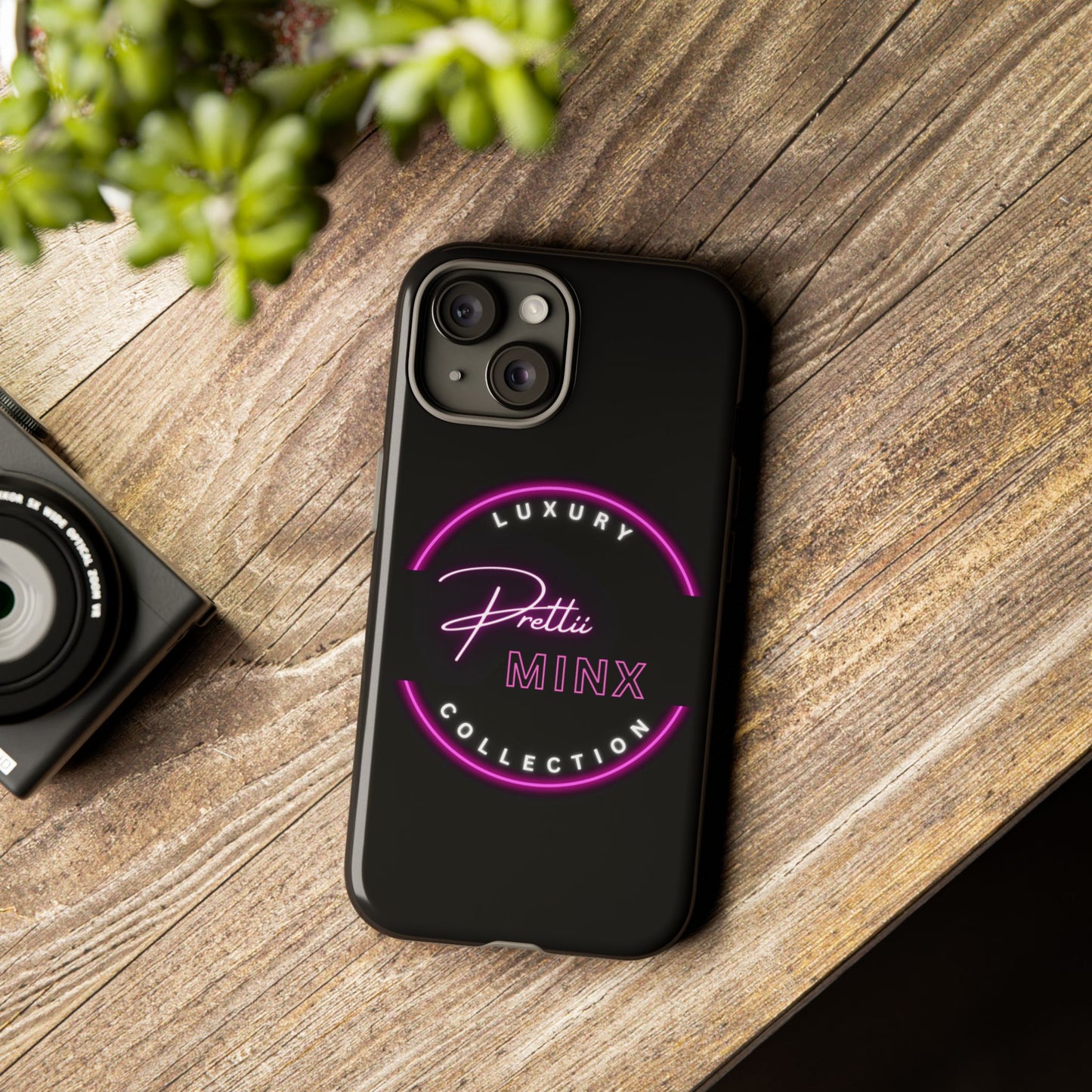 Luxury Phone Case - Pretti Minx Collection with Neon Design