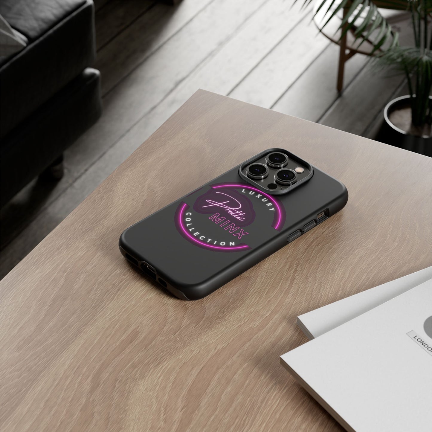Luxury Phone Case - Pretti Minx Collection with Neon Design
