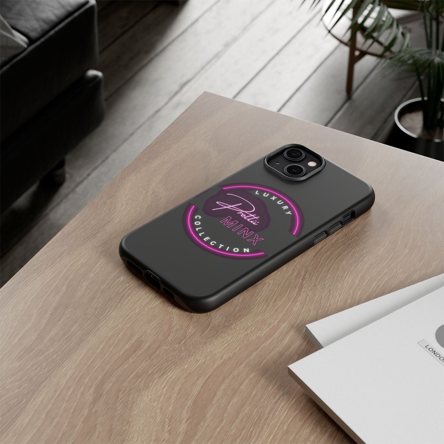 Luxury Phone Case - Pretti Minx Collection with Neon Design