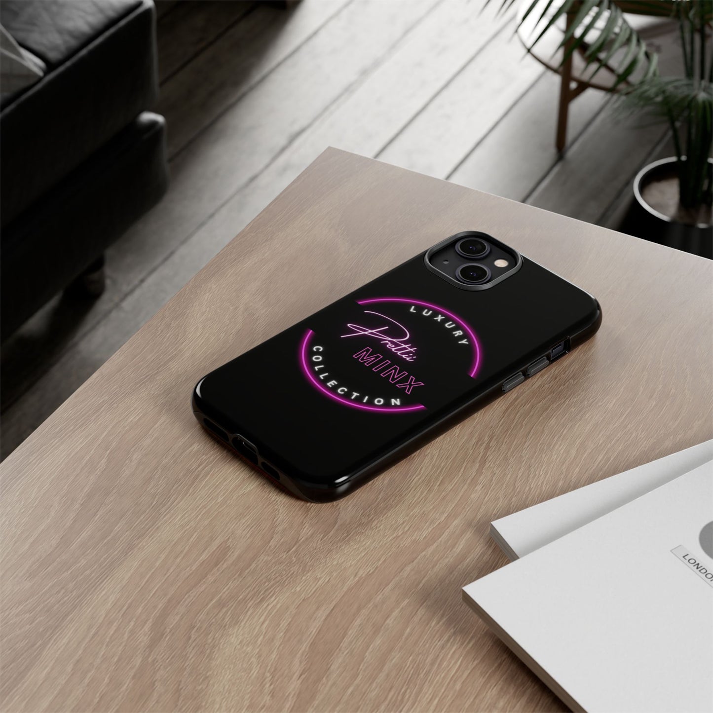 Luxury Phone Case - Pretti Minx Collection with Neon Design
